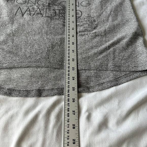 Soyaconcept Women's Short Sleeve T-Shirt Lightweight High/Low Marled Gray‎ M - Picture 9 of 11